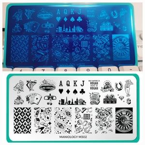 Maniology Stamping Plate M302 - Viva Las Vegas